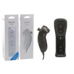 Manette wiimote + nunchuk nintendo wii noir