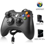 Manette - xbox - xbox 360 - design ergonomique - double vibration - usb