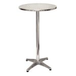 Mange - debout plateau inox pied aluminium - bolero 600 mm - métal - brillant - marron - meuble de cuisine ... Mange - debout plateau inox pied aluminium - bolero 600 mm - métal - brillant - marron - meuble de cuisine ...