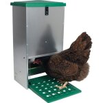 Mangeoire 20kgs de grains trémie automatique à sensiblite reglable anti nuisible anti gasplllage poule ... Mangeoire 20kgs de grains trémie automatique à sensiblite reglable anti nuisible anti gasplllage poule ...