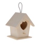 Mangeoire pour oiseaux en bois - marque - modle - extrieur - oiseau sauvage - graines