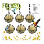 Mangeoires pour oiseaux sauvages - mtal boule de graisse - conception anti - cureuil