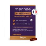 Manha - autobronzant - teint hl sans soleil - prserve la beaut de la peau - 60 glules