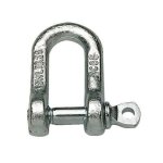 Manille droite 6mm acier zingu� - chapuis - chs / 330e - 6z