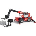 Manitou t�l�scopique mrt 2150 - bruder - avec accessoires