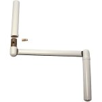 Manivelle seule blanc �12 l. 410 mm shepherd pour volet roulant - 575913