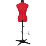 Mannequin de couture - adjustoform - sew simple - 8 parties ajustables - rouge coquelicot - taille 38 ...