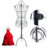 Mannequin f�minin mannequin de robe vintage mannequin noir pour v�tements couture ou grandes expositions ...
