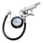 Manomètre de pression gonfleur pour pneu voiture motocyclette noir Manomètre de pression gonfleur pour pneu voiture motocyclette noir
