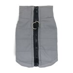 Manteau d?hiver imperm�able pour petit chien et chat veste matelass�e avec fermeture �clair gris taille ...