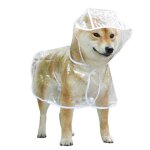 Impermable pour chien furokoy - poncho respirant et portable - blanc transparent - pvc haute qualit ...