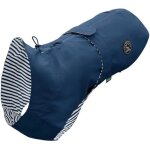 Manteau imperméable pour chien - hunter - milford - bleu - 45 cm - ouverture harnais et collier Manteau imperméable pour chien - hunter - milford - bleu - 45 cm - ouverture harnais et collier