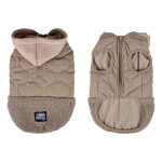 Manteau matelass� pour chien teddy 35cm beige