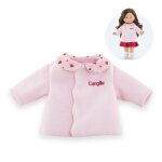 Manteau ptales de c?urs - corolle - pour poupe de 36 cm - rose - mademoiselle corolle