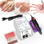 Manucure lctrique machine ongles electrique kit machine  poncer ponceuse avec 6 embouts ponage pour ...