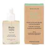 Huile pour cuticules - manucurist - huile verte - 15 ml - nourrit - adoucit - vert