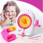 Manuel chapeaux foulards machine  tricoter diy jouet cadeau avec 2 laine pour enfants enfants aiguilles ...