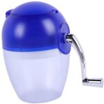 Manuel - manivelle - appareil � smoothies - broyeur � glace - fonctionne sans �lectricit� - bleu