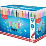 Maped colorpeps long life marqueur non permanent couleurs assorties 3. 6 mm moyen pack de 144