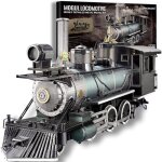 Maquette 3d metal train � vapeur piececool - 282 pi�ces en acier inoxydable et laiton