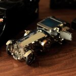 Maquette maquette 3d � construire - automobile luxury roadster - 21 x 85 x 65 cm - argent�