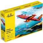 Heller - maquette avion fouga magister cm 170 heller 30510 1 / 48me maquette char promo - ref : 13213 ...