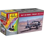 Maquette avion : kit : north american t - 28 fennec / trojan avec accessoires