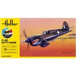 Maquette avion starter kit - heller - p - 40 kitty hawk - �chelle 1:72 - � partir de 15 ans - mixte