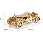Maquette en bois - voiture de course - 220 pices - robotime - a monter soi - mme - enfant
