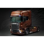 Maquette camion : scania r black amber