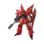 Maquette gundam - sinanju (anime color ver. ) gunpla mg 1 / 100 - bandai