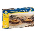 Maquette - italeri - semovente m40 da 75 / 18 - echelle 1 / 72 - dimensions 16. 2x25. 8x3. 8 cm