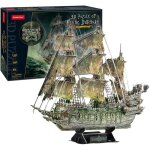 Maquette puzzle 3d bateau pirate hollandais volant led - 360 pices - worldbrands