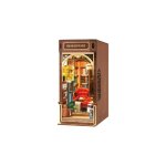 Maquette - rolife - bookstore book nook - bois massif - marron - mixte Maquette - rolife - bookstore book nook - bois massif - marron - mixte