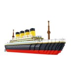 Maquette titanic - inn - 2796 pices - plastique - rouge blanc gris -  assembler soi - mme