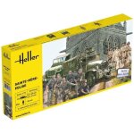 Maquettes vhicules militaires : sainte mre leglise : gmc jeep et figurines
