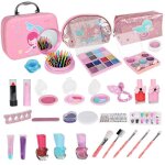 Coffret de maquillage - enfant - kit de maquillage rose - lavable - cadeau pour fille - 3 ans et plus ... Coffret de maquillage - enfant - kit de maquillage rose - lavable - cadeau pour fille - 3 ans et plus ...