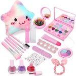 Maquillage enfant jouet - non spcifi - trousse lavable - ensemble complet - sac en peluche - fille