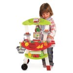 Marchande ecoiffier pro cook 127x58x387 cm