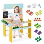 Marchande enfant en bois dreamade 40 accessoires légumes fruits scanner ordinateur tableau noir inclus ... Marchande enfant en bois dreamade 40 accessoires légumes fruits scanner ordinateur tableau noir inclus ...