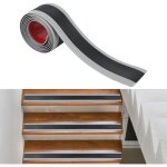 Marches descalier antid�rapantes noires 5 m 6 cm x 3 mm en vinyle autocollant pour lint�rieur et lext�rieur ...