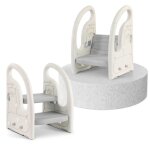 Marche pied pour enfant tabouret 2 marches pour b�b� antid�rapant. parfait pour salle de bain apprentissage ...