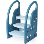 Marche pied pour enfanttabouret 3 marches rehausseur stable avec poign�es pour cusine salle de bainapprentissa ...