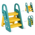 Marche pied pliable pour enfant marchepied 3 marches pour bb marchepieds hauteur rglable pour chambre ...