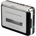 Marchelec lecteur cassette usb - convertisseur lecteur mp3 - argent