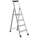 Marchepied - artub - altimat 5 �toiles - aluminium - 4 marches - hauteur de travail 2. 79m