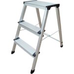 Escabeau pliant aluminium werka pro 3 marches