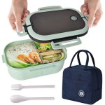 Margaux lonnberg - 1200ml bento lunch box avec sac kitboite repas avec sac isotherme repasboite repas ...