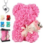 Margaux lonnberg - cadeau saint valentin femme ours rose nounours rose eternelle cadeau pour saint - ...