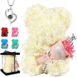 Margaux lonnberg - cadeau saint valentin ours rose ours en peluche mignon ours � fleurs nounours rose ...
